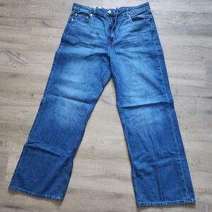Aeropostale Jeans Size 14 High Rise Wide Leg